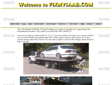 Tablet Screenshot of fixmysaab.com